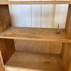 木製　棚　収納棚の画像