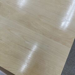 ★リユースのサカイ高崎店★TJ12346 (株)幸家具 2人掛けダイニングセット クリーム H70×D60×W60 クリーニング済みの画像