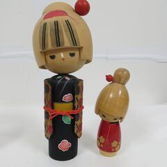 置物 達磨 だるま こけし まとめて32個セット 民芸品 木製 石製 炭製 金属製の画像