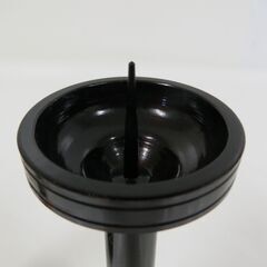 仏具 金属製 ろうそく立て 燭台 一対揃え 直径7cm×高さ18.5cm 重量400g の画像