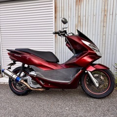 【タイヤ前後新品】ホンダ・PCX125 JF56カスタム多数！シート張替え！HONDA 125cc 2人乗り可能！千葉県鎌ケ谷市から最短即日納車！格安配送の画像