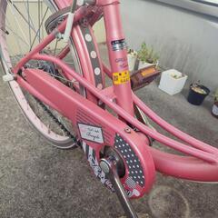 子供用自転車 サイズ20 後タイヤパンクの画像