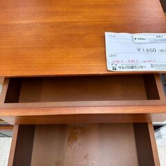 ★リユースのサカイ高崎店★TJ12350  テレビ台 茶 H40×D40×W100 クリーニング済みの画像