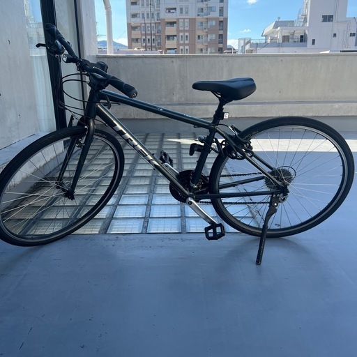 ※長崎市　TREK FX1 クロスバイク ブラック&グレー　空気入れ&輪行セット 長崎市 TREK FX1 クロスバイク ブラック&グレー 空気入れ&輪行