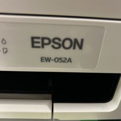 美品‼　EPSON　インクジェットプリンター　EW-052A　2022年モデル　取説付の画像
