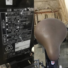 △ q 岐阜発/パナソニック/電動アシスト三輪自転車/スイングなし/3段変速/バッテリー16Ah/充電器なし/走行確認/現状品/管30s/R7.4/12 △の画像