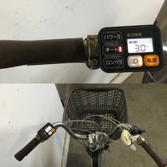△ q 岐阜発/パナソニック/電動アシスト三輪自転車/スイングなし/3段変速/バッテリー16Ah/充電器なし/走行確認/現状品/管30s/R7.4/12 △の画像