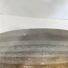 △ A 睡蓮鉢 すいれんばち メダカ鉢 金魚鉢 高さ 22cm 直径 43cm 貯水確認済 割れ欠け無しの画像