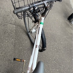 ※受け渡し予定者様決まりました※自転車　ママチャリ　カゴとサドル交換済み！の画像
