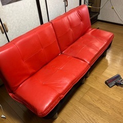 折りたたみソファベッド　2分割　痛み等ありますの画像