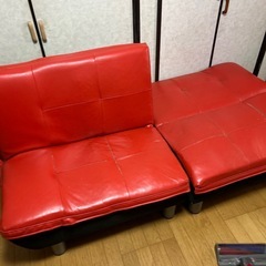 折りたたみソファベッド　2分割　痛み等ありますの画像