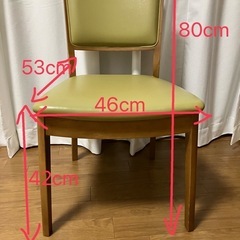 椅子２脚の画像
