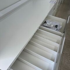 ★リユースのサカイ高崎店★TJ12342 (株)ニトリ レンジボード 白 H190.5×D50.5×W140 クリーニング済みの画像