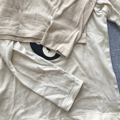 サイズ120ミキハウスダブルB 長袖Tシャツ3枚　ハーフパンツ1枚の画像