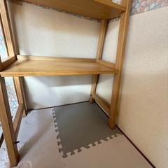 （お話し中）木製本棚 の画像