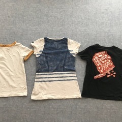 サイズ120ミキハウスダブルB 半袖Tシャツ3枚の画像
