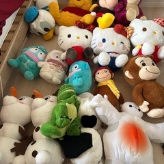 ぬいぐるみサイズバラバラ　３個セットの画像
