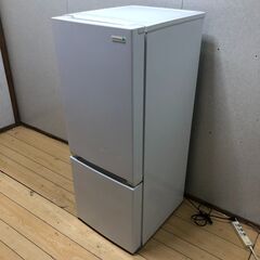  ヤマダ YRZ-F15E1　2018年製 動作良好　156L　2ドア　冷蔵庫フロント庫内LED灯　フルオープン扉 ハーブリラックス 大容量ドアポケット YAMADA 【糸島市内 送料無料】250730-11の画像