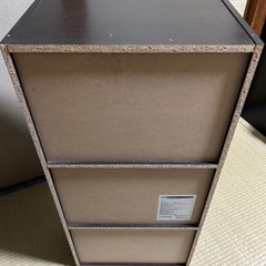カラーボックス　ブラウンの画像