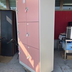 中古 コインロッカー 6人用ロッカー 2列3段 100円コインリターン オカムラ　愛知県 一宮市 名古屋 稲沢 江南 岩倉 岐阜 羽島 各務ヶ原 三重 愛知 グッドプライス一宮の画像