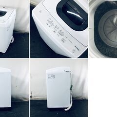 ID:sg220227 日立 HITACHI 洗濯機 一人暮らし 中古 2023年製 全自動洗濯機 5.0kg ホワイト 送風 乾燥機能付き NW-50H(W)  【リユース品：状態A】【送料無料】【設置費用無料】の画像