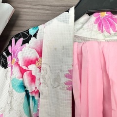 浴衣(帯 かご巾着 下駄)6点セットの画像