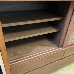 🌳北欧家具🌳高野木工 cano キッチンカウンター キャビネット ローカップボード キッチン収納　ウォールナット材 カノ 天然木　ナチュラル NO.2293F　の画像