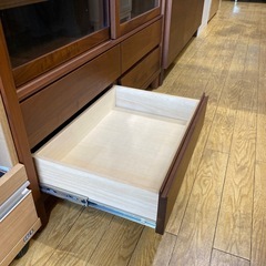 🌳北欧家具🌳高野木工 cano キッチンカウンター キャビネット ローカップボード キッチン収納　ウォールナット材 カノ 天然木　ナチュラル NO.2293F　の画像