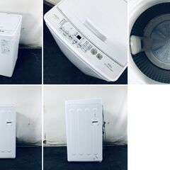 ID:sg220228 アクア AQUA 洗濯機 一人暮らし 中古 2024年製 全自動洗濯機 6.0kg ホワイト 送風 乾燥機能付き AQW-KS6P(W)  【リユース品：状態A】【送料無料】【設置費用無料】の画像