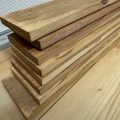 【DIY木材8本セット】1820mm×86mm×12mm｜棚板・壁材などにの画像