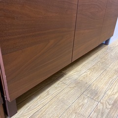 🪴北欧スタイル🪴無印良品 キッチンカウンター キャビネット ウォールナット材 キッチン収納 サイドボード MUJI NO.2294Fの画像