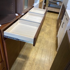 🪴北欧スタイル🪴無印良品 キッチンカウンター キャビネット ウォールナット材 キッチン収納 サイドボード MUJI NO.2294Fの画像
