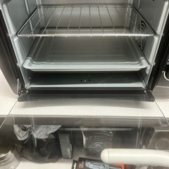 (おまとめ購入お話中)真っ赤な可愛い2段式オーブントースター の画像
