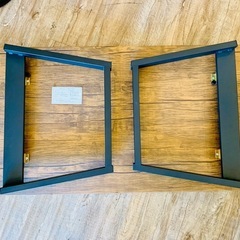 木目調⭐️折りたたみテーブル【グッディーズ】の画像