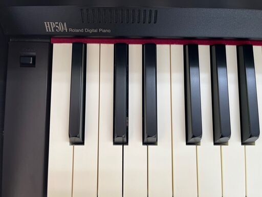 ■Roland HP504■ 高級電子ピアノ■送料込み■ Roland HP504-RWS 2014年製 中古 電子ピアノ 椅子付き
