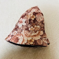 【年中使用】レディース 女性用 花柄 帽子 ぼうし 折り畳み可能の画像