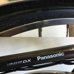 （AR）③ 岐阜発　Panasonic VIVI DX/電動アシスト自転車/26インチ/バッテリー6.6Ah/走行確認/防犯登録あり/現状品　R6 10/21 1.5の画像