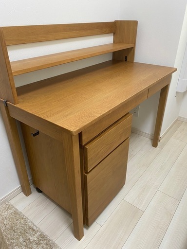無印　オーク材　机 おしず】無印良品 オーク無垢材デスク これは期待以上！無印良品「オーク