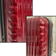 キャリーケース　赤　鍵無し　の画像