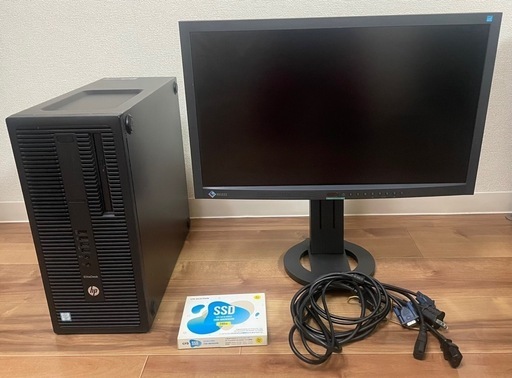 デスクトップパソコン中古core i7 16GB新品SSD付きジャンク