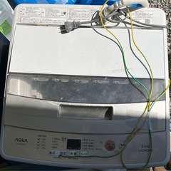 AQUA 全自動洗濯機 AQW-BK50F（5.0kg）1,000円でお譲りしますの画像