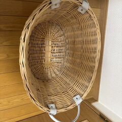 自然素材　バスケット　かご　籠　ランドリーバスケット　床上収納　かごの画像