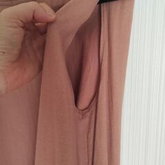 ショルダータックワンピース オレンジの画像