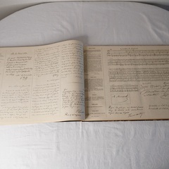 フランス アンティーク オートグラフ 1862年 直筆の画像