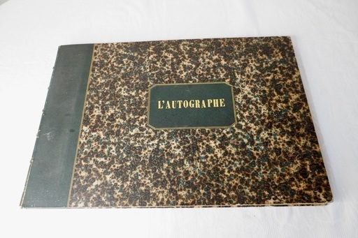 フランス アンティーク オートグラフ 1862年 直筆