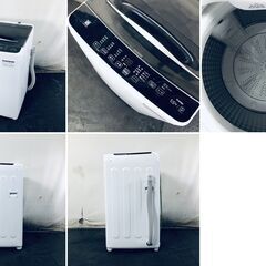 ID:sg220236 エルソニック ELSONIC 洗濯機 一人暮らし 中古 2023年製 全自動洗濯機 5.5kg ブラック 送風 乾燥機能付き EHX55DD  【リユース品：状態A】【送料無料】【設置費用無料】の画像