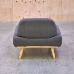 ≪zyt2362ジ限≫ 1人掛けソファ Rest/レスト 布張り 幅75cm アームレス/コンパクト/おしゃれ/シンプル/チェア/椅子/中古家具/宮城県仙台市 70725-05の画像