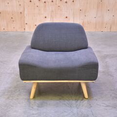 ≪zyt2362ジ限≫ 1人掛けソファ Rest/レスト 布張り 幅75cm アームレス/コンパクト/おしゃれ/シンプル/チェア/椅子/中古家具/宮城県仙台市 70725-05の画像