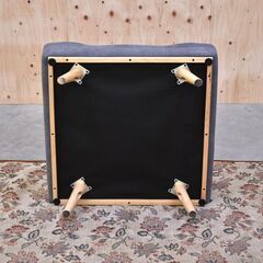 ≪zyt2362ジ限≫ 1人掛けソファ Rest/レスト 布張り 幅75cm アームレス/コンパクト/おしゃれ/シンプル/チェア/椅子/中古家具/宮城県仙台市 70725-05の画像
