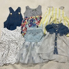 80サイズ　子供服　女の子用夏服　
20点まとめ売りの画像